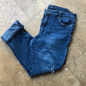 Distressed Boyfriend Jeans